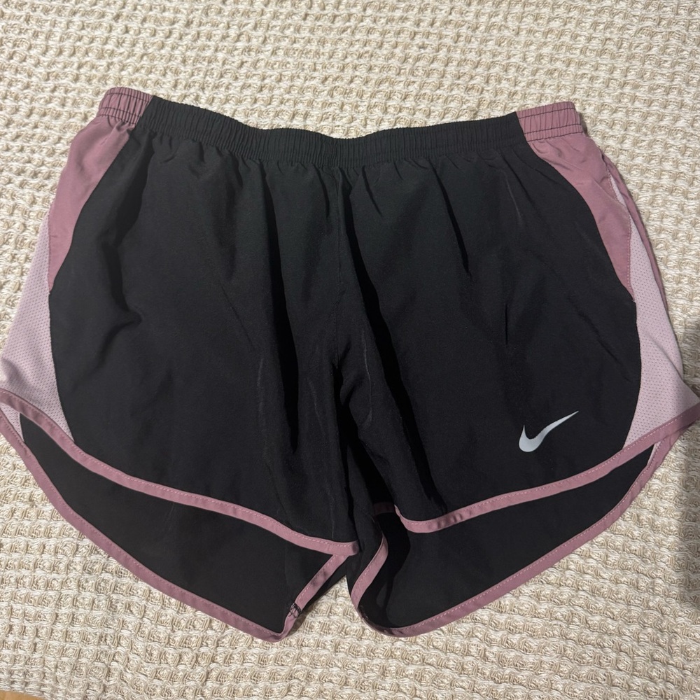 Nike Black & Pink Athletic Shorts